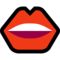 Mouth emoji on Microsoft